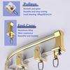 Bendable Curtain Track Ceiling/Wall Mount Flexible Heavy Duty Curtain Rails Room Divider Curtain Track for Curtain Rail Bunk Bed Bay Window Flexible Straight(White,2.1m(6.9ft)) view 3