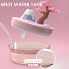 TECHPLUS Mini Humidifier Bedroom Quiet Air Humidifier with Landscape Decoration for Nursery Office Small Room and Plant - Night Lights, Auto Shut-off, Two Spray Modes (Pink cherry tree) view 2