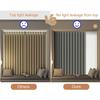 No Drill Aluminum Sliding Curtain Rail Self Adhesive Curtain Track Ceiling Mount Set Curtain rods no Drilling Home Blackout Room Divider Rod for Windows Closets(White,2m(6.6ft)) view 4
