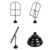 Zfmnoyev 1Pcs Desktop Shirt Display Rack, Metal Adjustable Height T Shirt Display Rack, Window Display Shirt Rack, for Retail Suit Shop view 3