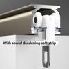 Bcofo Curtain Track Curtain Rail System with Mute Rollers Ceiling Or Wall Mount Aluminium Ceiling Track Room Divider Curtain Track for Windows and Room Divider Curtains(Black,2m(6.6ft)) view 3