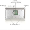 DCYEQRQ Multifunction Desktop Clock Creative Electronic Alarm Clock Electronic Alarm Clock LCD Display with Date and time Temperature Display Living Room Bedroom Clock (Silver) view 2
