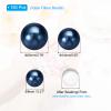 PATIKIL 150 Pieces Floating Beads, 8/14/20mm Vase Fillers Beads Vase Centerpieces Floating Pearl Bead No Hole and 8000Pcs Clear Water Gel Bead for Vase Decoration, Navy Blue view 2