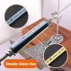 Angle Sharpener Cutter Sharpener Kit with 6 Whetstones Steel Versatile Sharpening Tool for Kitchen Chef Scissors Planer, Kit for Home or Restaurant Use, Extend Cutter Life view 2
