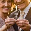50th for Couple 3" Crystal Glass Ornament, 50 Year Gifts for A 50Th Wedding Anniversary, Christmas Mr Mrs Married Husband Wife Xmas Marriage Decorations Ornament view 3