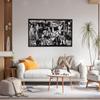 DecoSoul Picasso's Guernica Large Metal Wall Art, Black Metal Guernica Wall Art, Picasso Wall Decor, Guernica Painting Art, Living Room Wall Art, Famaus Art, Unique Home Decor (47x23 inch / 117x58 cm) view 3