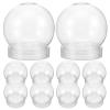Veemoon 30pcs Mini Clear Water Globes for Crafts Easy to Use Empty Snow Globes with Screw Off Cap for Boys and Girls and Beginners Lightweight Portable Crafting Props view 1