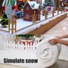 NOENNULL Artificial Snow Roll - Instant Christmas Tree Decor, Christmas Snow Party Table Runner, White Photo Backdrop, Fake Snow Decoration, Faux Snow, Fake Snow Blanket Cover for Holiday view 4