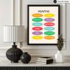Monem Art Months Poster - Months Of The Year Print - Learning Materials Art - Educational Art - Gift for Students & Teacher - Decor for Playroom, Classroom or Library - 8x10 UNFRAMED Wall Art view 3