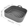 Acouto Ryer Silicone Pot Replacementultifunctional Silicone Basketor 10inryer Accessories Silicone Pot 10 Inch Siliconeryer Basket Liners (#2) view 3