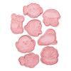 8 Pieces Sea Animal Theme Shaped Biscuit Cookie 3D Pressing Fondant Moulds Baking Cookie Moulds For Baking view 1