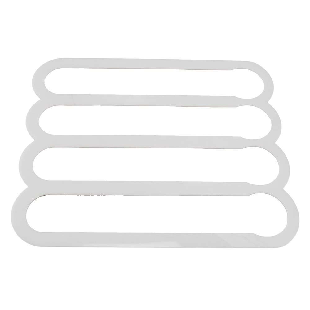 Acouto Wall Capsule Holder Compatible For Capsule Pods Vertically Horizontally Mounted Coffee Capsule Rack Storage White