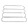 Acouto Wall Capsule Holder Compatible For Capsule Pods Vertically Horizontally Mounted Coffee Capsule Rack Storage White view 1