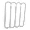 Acouto Wall Capsule Holder Compatible For Capsule Pods Vertically Horizontally Mounted Coffee Capsule Rack Storage White view 4