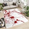 2x4 Runner Rug Bloody Terror Rugs for Entryway, Halloween Themed Blood Splatter Washable Kitchen Rugs Soft Non Slip Anti Fatigue for Sink Laundry Indoor Hallways view 2