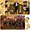 Pooqla 4 FT Light Up Marquee Numbers, Black Marquee Number Lights 4 Feet Tall for 8th 18th 80th Birthday, Giant Letter Big Mosaic Numbers for Balloons Party Anniversary Wedding Decorations, Number 8 view 3