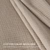 EverGrace Cotton Gauze Matelass Coverlet Set, Queen Size, Khaki Tan view 3