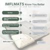 imflmats Japanese Floor Mattress Futon Mattress,3" Foldable Tatami Sleeping Pad for Adults & Kids,100% High Density Foam Comfortable Mattress Twin Size 39"x 80",Ideal for Comfort and Support,Beige view 3