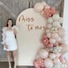 Capiont Miss to Mrs Decal -Bridal Shower Decorations for Balloon Arch, Welcome Sign for Wedding Engagement Party Decorations view 2