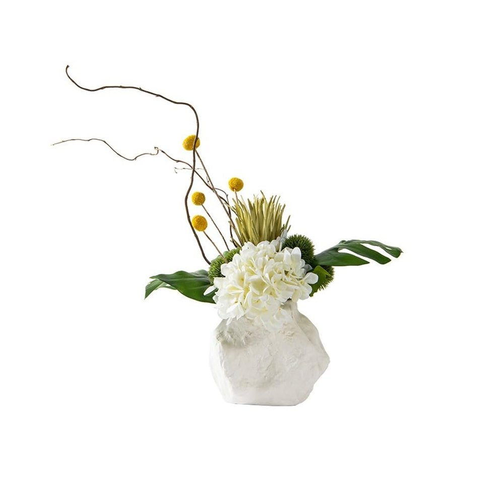 eexbz Artificial Flower Light Luxury Floral Ornaments Simulated Bouquets Indoor Artificial Plants Living Room Vase Flower Arrangements Flowers Artificial for Decoration