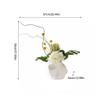eexbz Artificial Flower Light Luxury Floral Ornaments Simulated Bouquets Indoor Artificial Plants Living Room Vase Flower Arrangements Flowers Artificial for Decoration view 2