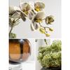 eexbz Artificial Flower Light Luxury Brown Glass Vase Flower Arrangement Artificial Flower Ornaments Bedroom Bedside Table Flower Decoration Flowers Artificial for Decoration view 3