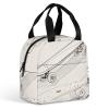 LFDSPYJE Insulated Lunch Bag Skateboard Sketch Cooler Bag for Women Men Reusable Leakproof Lunch Box Adult Large Tote Bag Meal Prep Containers for Office Work Picnic Beach view 1