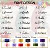 Fasinheaco Personalized Christmas Stockings - 5 Pack,18 Embroidery Cable Knitted Stocking,Monogram Stocking with Name,Stockings for Family Xmas Party,Holiday Decor view 4