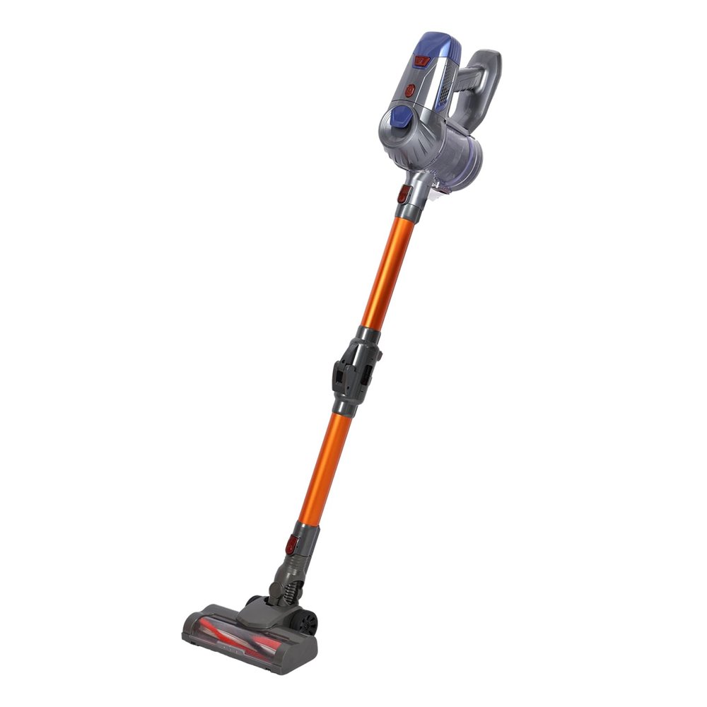 Stick Vacuum, 10Kpa Cordless Stick Vacuum with Brushless Motor, Transform to a Hand Vacuum, 40min Runtime with Removable Battery for Home Hardwood Floor Carpet Pet Hair Orange