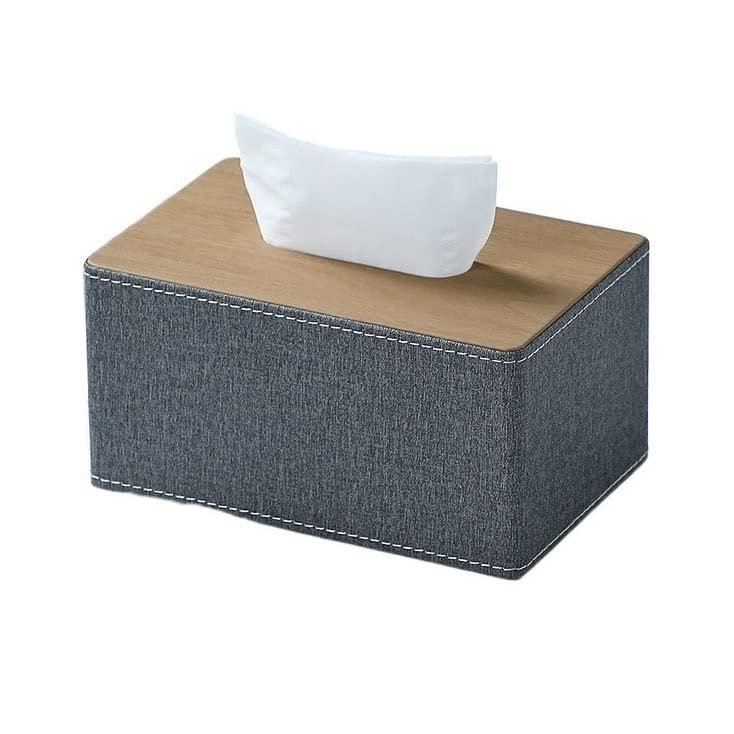 Tissue Paper Box Modern Simple Fashion Pumping Tissue Box Facial Tissue Box Household Tissue Box Rack for Living Room Study Bathroom Bulk Tissues Boxes(C)