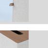 Tissue Paper Box Modern Simple Fashion Pumping Tissue Box Facial Tissue Box Household Tissue Box Rack for Living Room Study Bathroom Bulk Tissues Boxes(C) view 3