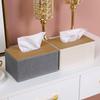 Tissue Paper Box Modern Simple Fashion Pumping Tissue Box Facial Tissue Box Household Tissue Box Rack for Living Room Study Bathroom Bulk Tissues Boxes(C) view 4