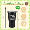 Uiifan 30 Pcs Christian Gifts Cups Bulk for Women Bible Verse Christian Tumblers with Lids and Straw 24oz Religious Church Gifts for Women Church Volunteers (Black Color,Bible) view 2