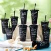 Uiifan 30 Pcs Christian Gifts Cups Bulk for Women Bible Verse Christian Tumblers with Lids and Straw 24oz Religious Church Gifts for Women Church Volunteers (Black Color,Bible) view 4