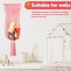 Stuffed Animal Storage Hammock Wall Hanging Toy Hammock Net Space Saving Stuffed Toy Hammock Handmade Toy Net Corner for Bedroom Nursery Basement Playroom (Pink) view 3