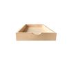 Lieeres Pull Out Drawer for Cabinets, 24" Wide Cabinet Slide Out Shelve, Pull Out Pantry Shelves, Kitchen Cabinet Drawer Box, Unassemble, Solid Wood Dovetail Joint (Wood Color, 20"W x 3 1/8"H x 21"D) view 1