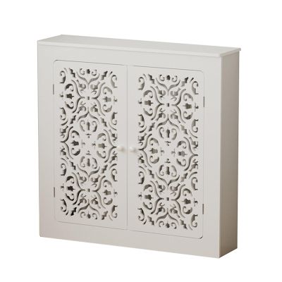 Radiator Cover Decorative Cabinet, Radiator Covers for Home, Modern Radiator Cover, Radiator Shelf, White Modern Wall Cabinet, for Office Hallway Living Room Bedroom(90x80x15cm/35.4x31.5x5.9in)