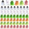60 Pcs Ghost Figurine Halloween Cute Mini Animal Ghosts Decor Glow in the Dark Glowing Luminous Mini Resin Figures for Dollhouse Garden Landscape Party Halloween Decorations Halloween Miniatures Min view 1