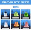 60 Pcs Ghost Figurine Halloween Cute Mini Animal Ghosts Decor Glow in the Dark Glowing Luminous Mini Resin Figures for Dollhouse Garden Landscape Party Halloween Decorations Halloween Miniatures Min view 4