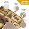 Vintage Bear Moose Dish Drying Mat 16x18 Inch Country Cabin Absorbent Dish Draining Mat Heat Resistant Drying Pad for Counter Sink Home view 4