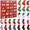 Suhine 24 Pairs Christmas Sock Gift Bulk for Women Men Adult Soft Christmas Xmas Holiday Festival Sock Advent Calendar 2026(Classic Style) view 1