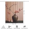 WSOIHFEC Shower Curtain Waterproof Fabric Shower Curtain Set Shower Curtain for Bathroom with 12 Hooks Flower Vase Bathroom Curtain Bathroom Decor Shower Liner for Bathtub Bath 60 X 72 in view 2