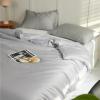 Large Noble deformable Duvet Cover, Lyocell Fiber, Smooth and Smooth Bare Machine Experience. (Glossy Grey  Orchid Essence Silk Naked Sleep Silky Smooth ,180 * 200 * 40cm Single Bed hat) view 1