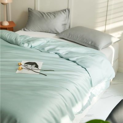 Large Noble deformable Duvet Cover, Lyocell Fiber, Smooth and Smooth Bare Machine Experience. (Colorless Grey[Orchid Essence Silk Naked Sleep Silky Smooth],200 * 220 * 30cm Single Bed)