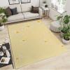 6x9 Area Rugs Light Yellow Sunshine Daisy Living Room Rugs, Simple Nordic Freshness Classroom Rug with Carpet Non-Slip Backing for Bedroom Office Home Decor view 2