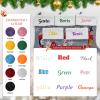 SINKSONS Personalized Christmas Stockings - 18.5" Faux Fur Cuff Stockings with Names, Ideal for Stairs Fireplace Hanging - 3D Design-Unforgettable Xmas Home Dcor (5 pcs) view 3