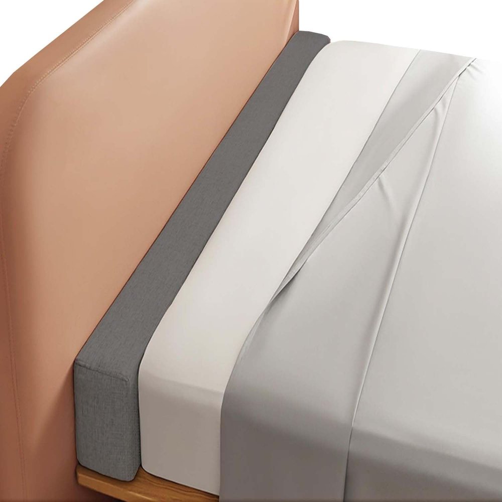 ZEaink Mattress Extender, Bed Gap/Space Filler for Queen/Twin/Full/King Size, Headboard Pillow Between Headboard and Mattress or Wall, High-Density 45D Sponge with Removable Cover(#4,160x10x15cm)