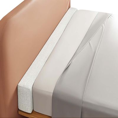 ZEaink Mattress Extender, Bed Gap/Space Filler for Queen/Twin/Full/King Size, Headboard Pillow Between Headboard and Mattress or Wall, High-Density 45D Sponge with Removable Cover(#2,160x10x15cm)