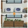 Cover for Outdoor Wooden Air Conditioning Covers,Air Conditioner Fence for Outside Units,Radiator Cover for Home,Air Conditioner Fence Screen for Outside Units,Trash Enclosure Privacy Fence view 3