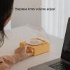 Tangxi Bluetooth Speaker Alarm Clock, Retro Bluetooth Speaker Clear Stereo Sound Multifunctional Digital Display Clock for Home Bedroom Bedside with Time and Battery Display (Yellow) view 4